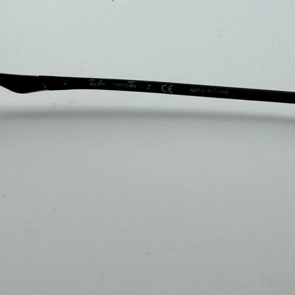 Ray-Ban RB 7511 1000‎ Eyeglasses Frames Mens Black Silver 49-19-140 H13375